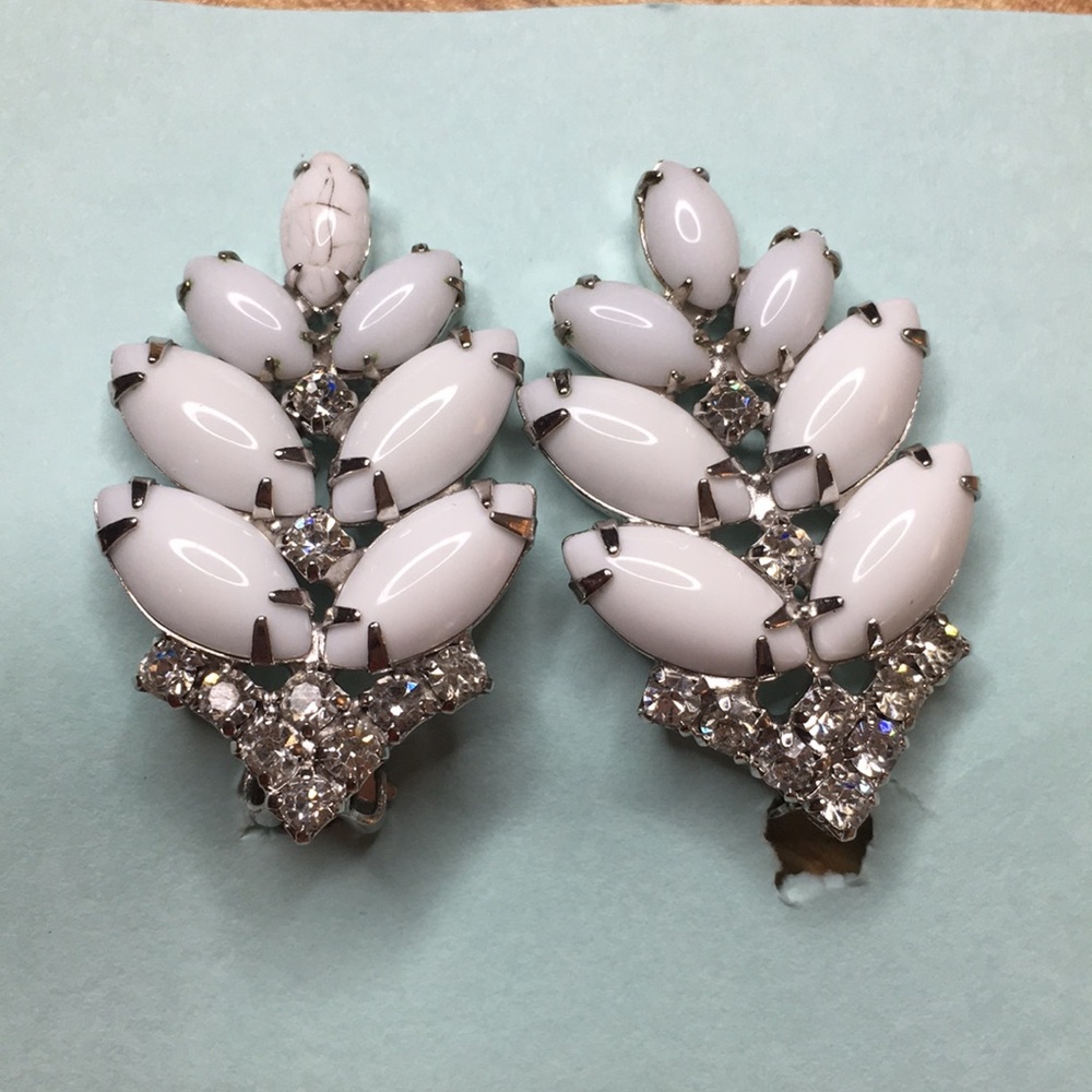 Vintage clip on earrings